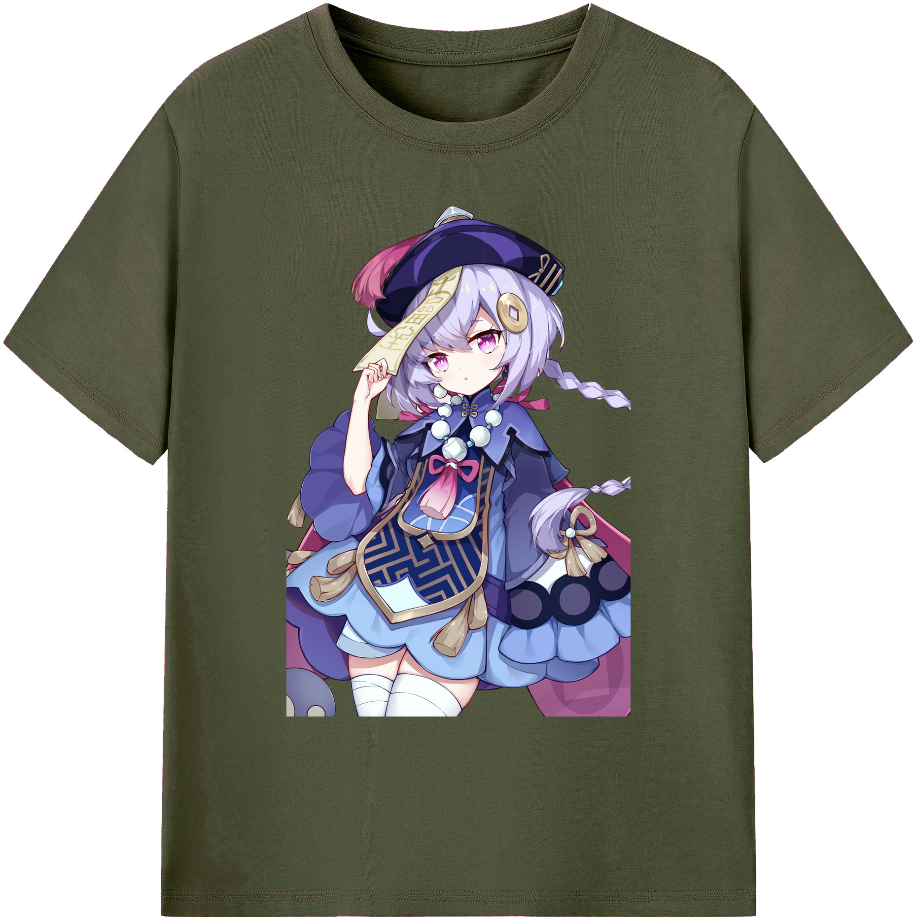 げんし神 七七 なな  genshin Nana 綿100％ メンズ半袖Tシャツ｜肌触りやわらか＆通気性